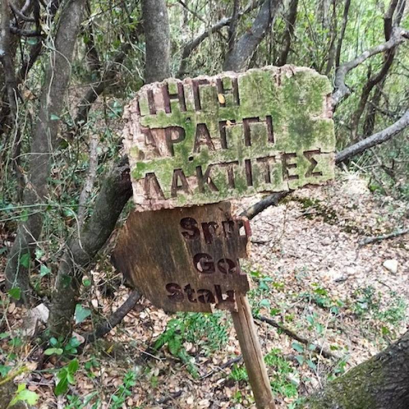 Κατεστραμμένη πινακίδα