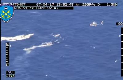 Εντυπωσιακό βίντεο από την καταδίωξη και τη σύλληψη του κυκλώματος με τον 1,5 τόνο χασίς στο Ταίναρο