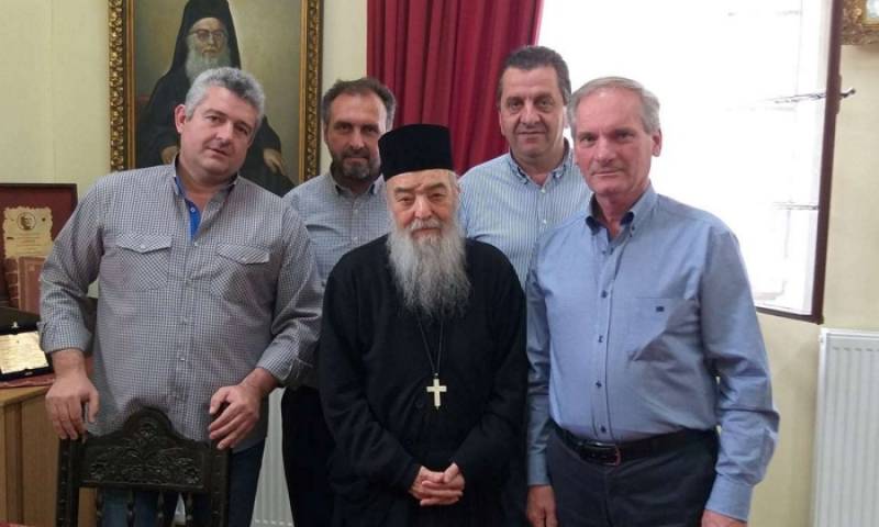 Μεγαλόπολη: Επίσκεψη Μιχόπουλου στο μητροπολίτη Ιερεμία