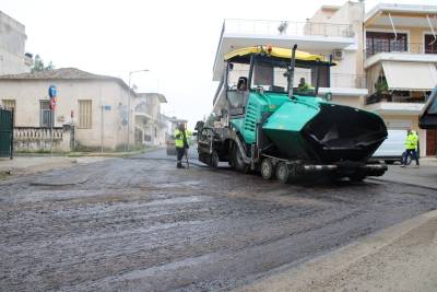 Παρεμβάσεις σε δημοτικούς δρόμους στη Μεσσήνη