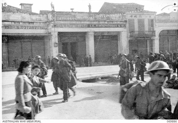 Καλαμάτα, Απρίλιος του 1941
