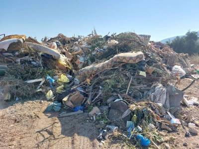 Κατρίτσης για απορρίμματα στο βιολογικό Κυπαρισσίας