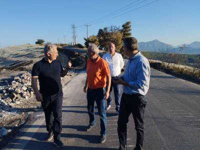 Ο Πτωχός στις πληγείσες περιοχές της Κορινθίας