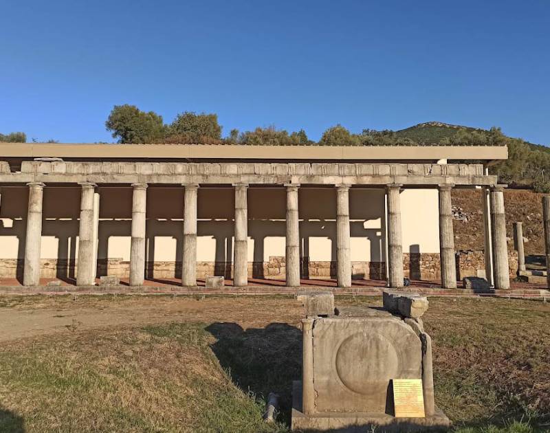 Ενα ακόμη σπουδαίο έργο στην Αρχαία Μεσσήνη: Εγκαινιάστηκε το στέγαστρο της βορειοανατολικής στοάς του Γυμνασίου (βίντεο-φωτογραφίες)