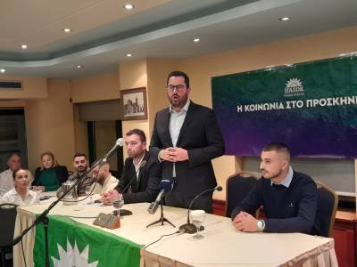 Ομιλία Σπυρόπουλου στην Καλαμάτα: Δεύτερη θέση με ισχυρό ποσοστό ο στόχος του ΠΑΣΟΚ