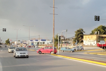 Σβηστά τα φανάρια στον κόμβο Ζαφείρη