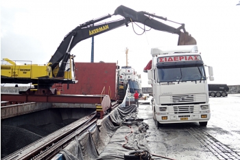 Χαλίκι από το Βόλο για το νέο δρόμο