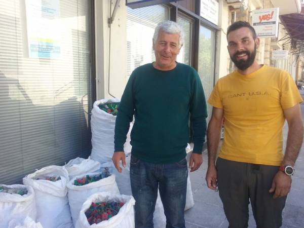 Μέλη του Κυνηγετικού Συλλόγου Κυπαρισσίας μάζεψαν άδειους κάλυκες