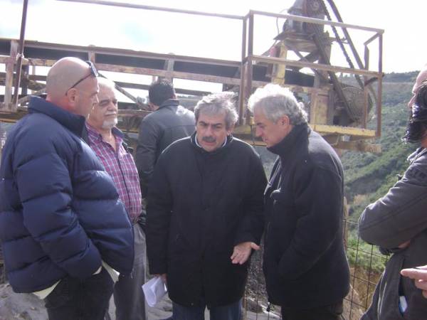 Σταμάτησαν οι εργασίες για το φράγμα στο Φιλιατρινό -Επίσκεψη Πετράκου