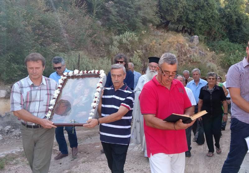 Γιόρτασαν την Παναγία στον Ξηρόκαμπο Κυπαρισσίας