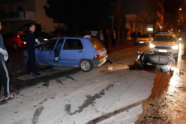 Τροχαίο με τραυματισμό Ακρίτα και Πλάτωνος στην Καλαμάτα (βίντεο-φωτογραφίες)