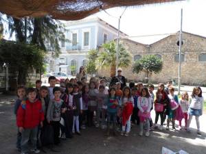 Πρωτάκια του 9ου Δημοτικού στο Λιμεναρχείο Καλαμάτας