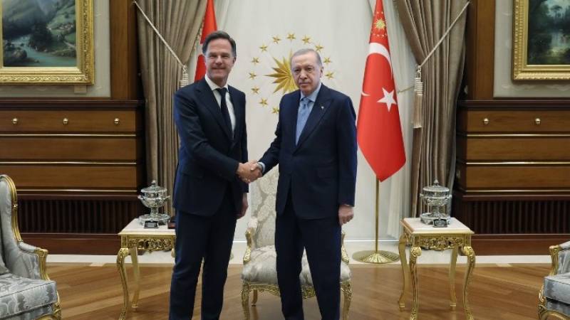 Συνάντηση Ερντογάν με τον γ.γ. του ΝΑΤΟ Μαρκ Ρούτε