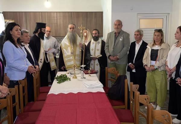 Εγκαινιάστηκε ο ξενώνας στην Ιερά Μονή Αγίου Νικήτα στο Σελλά
