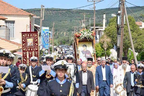 Τον πολιούχο της γιόρτασε η Χώρα