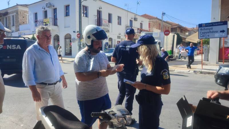 37 κλήσεις σε οδηγούς στη Μεσσηνία για μη χρήση κράνους