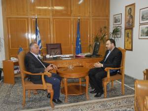 Συνάντηση για τα αγροτικά Αλευρά - Θεοχαρόπουλου