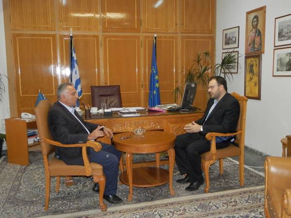 Συνάντηση για τα αγροτικά Αλευρά - Θεοχαρόπουλου