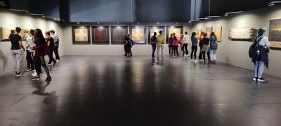 Εως την Κυριακή η έκθεση ζωγραφικής του Χρ. Μποκόρου στο Μέγαρο Χορού Καλαμάτας (φωτοραφίες)