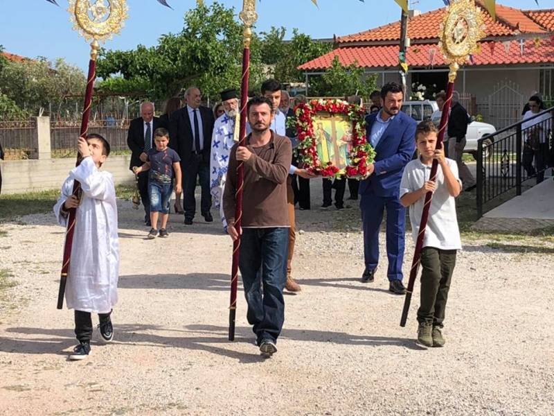 Τους Αγ. Κωνσταντίνο και Ελένη γιόρτασαν στο Καλό Νερό