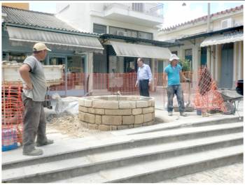 Κατασκευάστηκε το πηγάδι στους Αγίους Αποστόλους