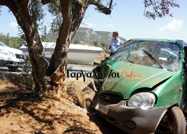 Τροχαίο με τραυματισμό στο Μάτι Γαργαλιάνων