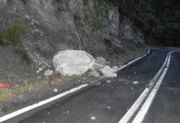 Έκλεισε η παλιά ΕΟ Καλαμάτας - Σπάρτης στον Ταΰγετο λόγω κατολισθήσεων