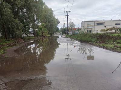 Πλημμύρισε ξανά ο δρόμος για τη ΒΙΠΕ Καλαμάτας