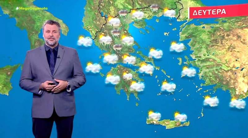 Άστατος ο καιρός τη Δευτέρα - Αναλυτική πρόγνωση (Βίντεο)