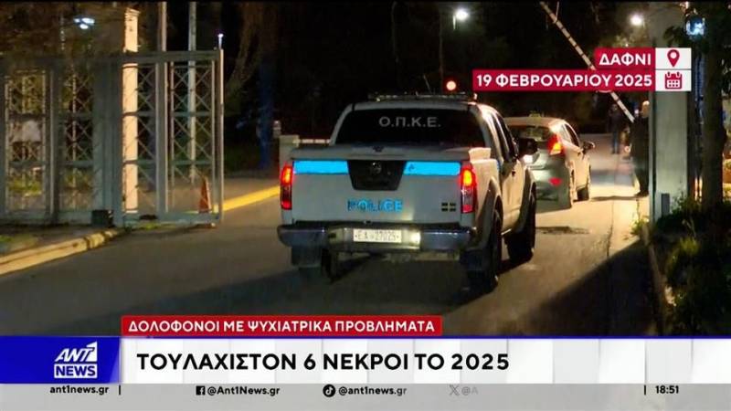 Εξι νεκροί το 2025 από δολοφόνους με ψυχιατρικά προβλήματα (βίντεο)