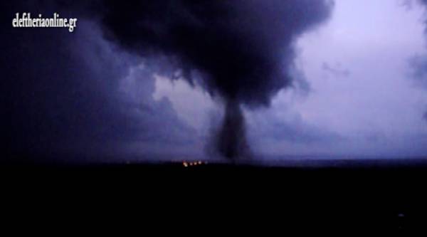 ΒΙΝΤΕΟ: Ο καταστροφικός ανεμοστρόβιλος, που πέρασε από την Καλαμάτα