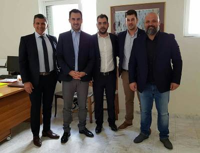 Συνάντηση Εμπορικού Συλλόγου Κυπαρισσίας με Χαρίτση