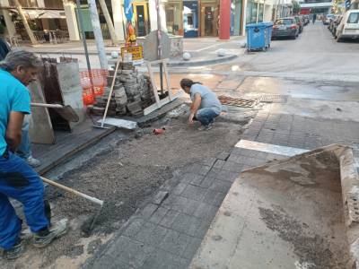 Εργασίες για αντικατάσταση του δικτύου ύδρευσης σε Νησάκι και Φυτειά – Συνεχίζονται στο κέντρο της Καλαμάτας