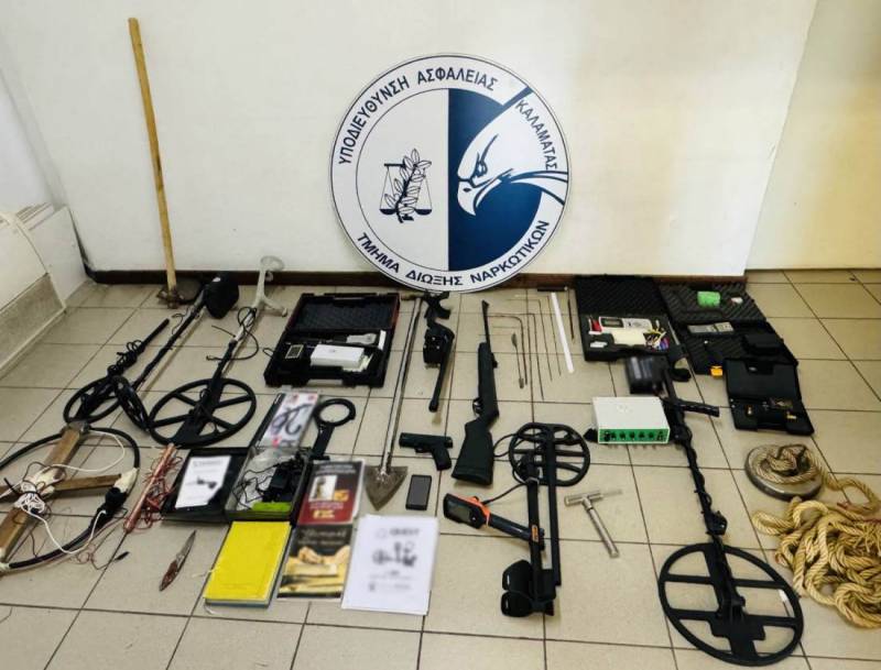"Κυνήγι θησαυρού" σε Μεσσηνία και Αργολίδα - 5 συλλήψεις