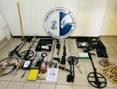 "Κυνήγι θησαυρού" σε Μεσσηνία και Αργολίδα - 5 συλλήψεις