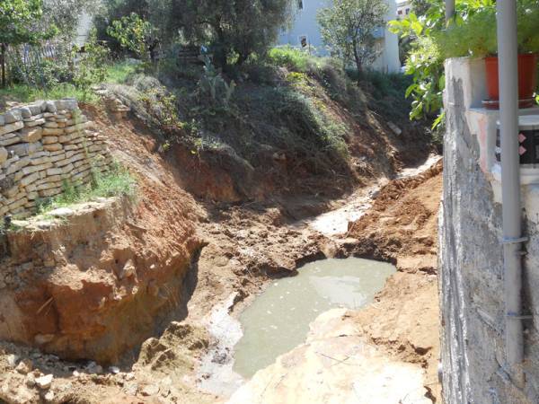 Λύματα στο Ελαφογκρέμι