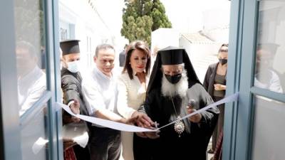 Εγκαινιάστηκε η Ιστορική Βιβλιοθήκη Σπετσών - Το έργο έγινε με τη χορηγία της Επιτροπής «Ελλάδα 2021»