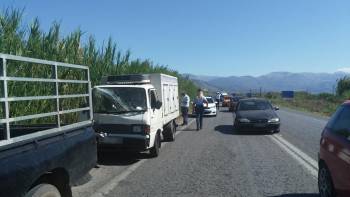 Τροχαίο με τραυματισμό κοντά στο Αεροδρόμιο Καλαμάτας