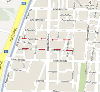 Μονοδρομήσεις στο Νησάκι