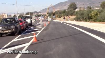 Στην κυκλοφορία ο συνδετήριος του περιφερειακού Καλαμάτας με τη Λακωνικής (βίντεο)