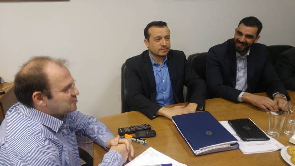 Στο Νοσοκομείο Καλαμάτας και στο Επιμελητήριο ο Ν. Παππάς (βίντεο-φωτογραφίες)