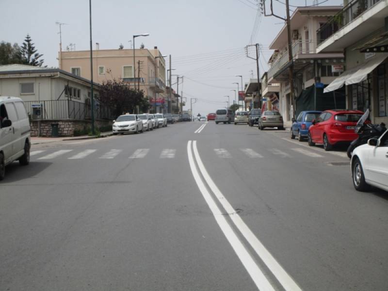 Διαγραμμίσεις από το Δήμο Καλαμάτας