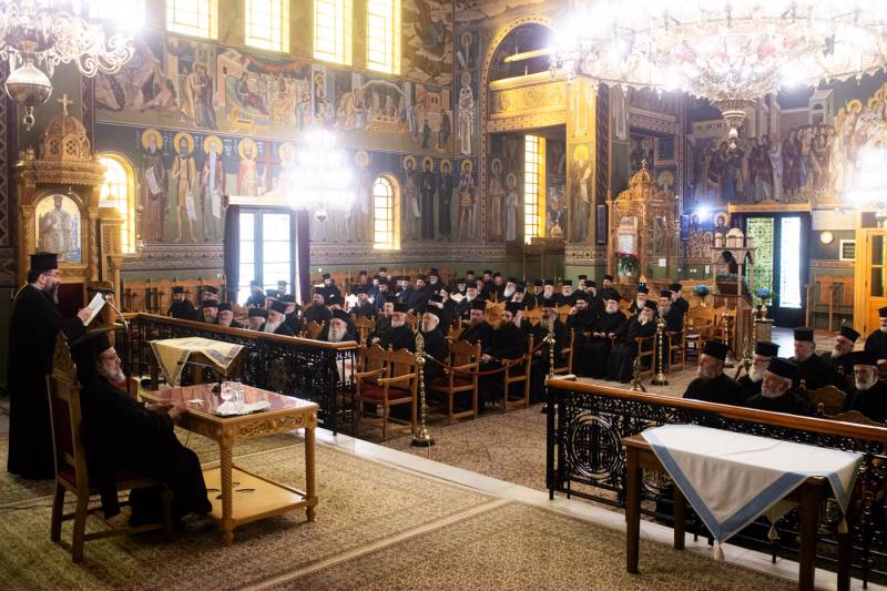 Ιερατική σύναξη στη Μητρόπολη Μεσσηνίας