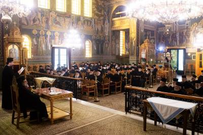 Ιερατική σύναξη στη Μητρόπολη Μεσσηνίας