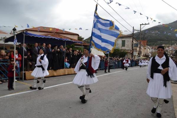 Ο εορτασμός της 25ης Μαρτίου στην Τριφυλία (φωτογραφίες)