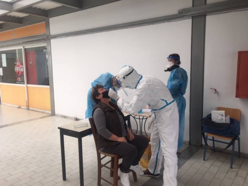 Τεστ για κορονοϊό στο ΒΙΟ.ΠΑ. Καλαμάτας