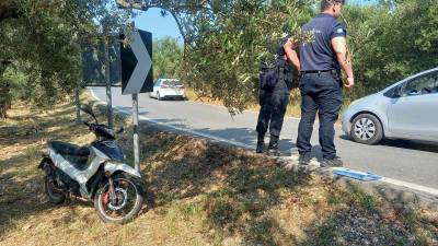 Μεσσηνία: Τροχαίο με τραυματισμό στο Ανάκτορο του Νέστορα