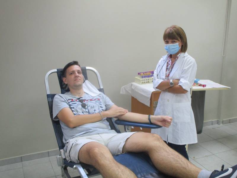 Αιμοδοσία στο Κέντρο Υγείας Καλαμάτας