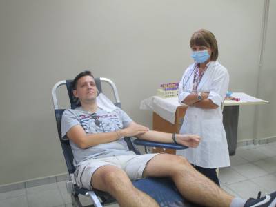 Αιμοδοσία στο Κέντρο Υγείας Καλαμάτας