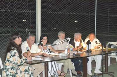 Πλήθος κόσμου στη λογοτεχνική βραδιά στον Αγρίλη